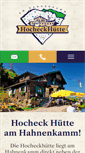 Mobile Screenshot of hocheckhuette.at